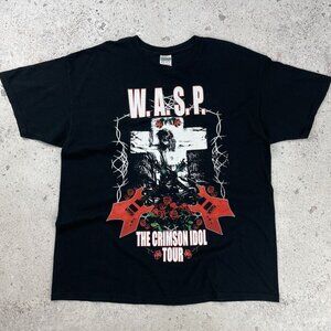WASP The Crimson Idol Tour Rock Band Tee T-Shirt 166